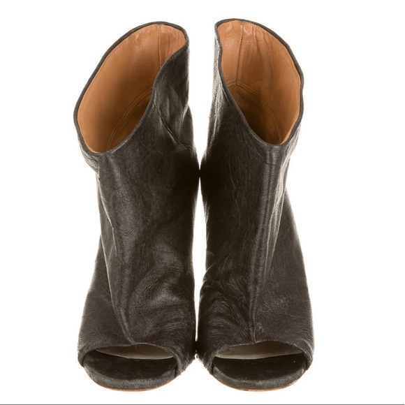 Maison Martin Margiela Wide Ankle Open Toe Booties Sz. 40 - Picture 3 of 8